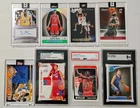 1988 Fleer MICHAEL JORDAN PSA 7, 2018 Donruss LUKA DONCIC SGC 9, 1 of 1 RC LOT++