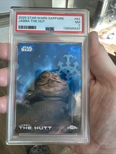 2025 STAR WARS SAPPHIRE #62 JABBA THE HUT POP 1 PSA 7