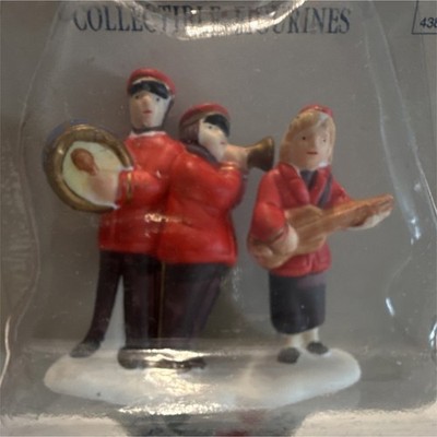 Trim Trends Christmas Valley Painted Ceramic Band Figurine Christmas Decor