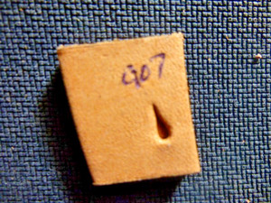 Vintage Craftool Co. H907 "Tear Drop  Stop " Leather stamping tool