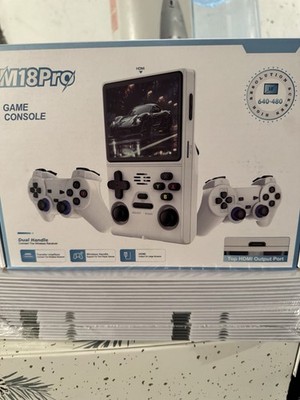 M18 Pro Retro Handheld Game Console 21,000+ Games HDMI 2 Controllers Plug & Play