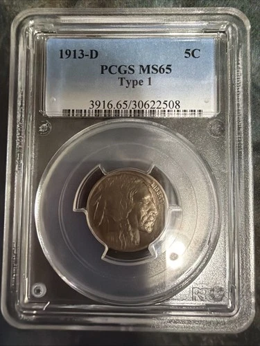 1913-D Buffalo Nickel — photo from another recent sale