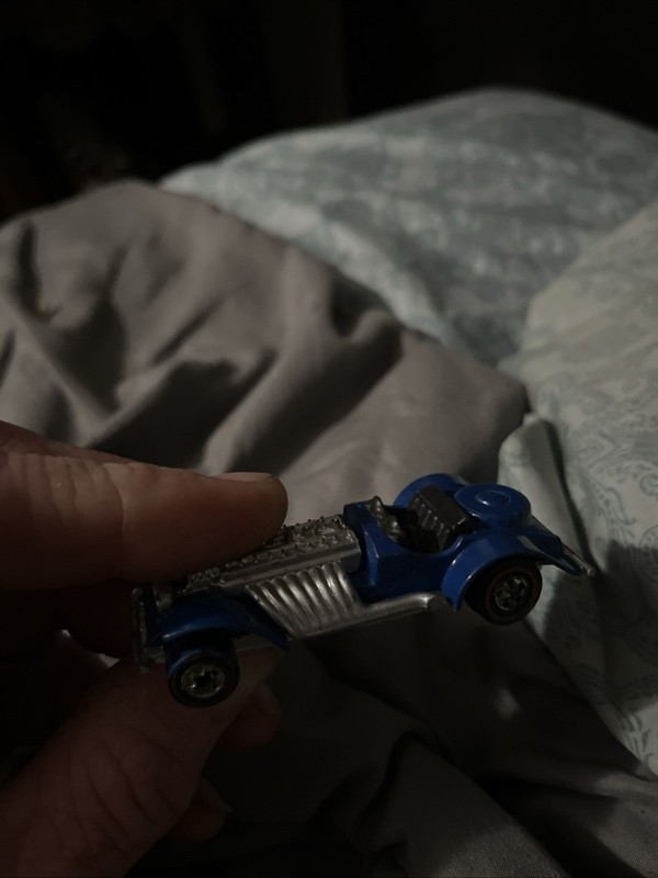 Vintage 1970 Hot Wheels Sweet 16 Blue Redline Made In Hong Kong