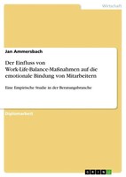 Jan Ammersbach | Der Einfluss Von Work-Life-Balance-MaßNahmen Auf Die...