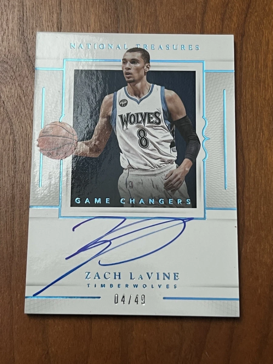 Zach LaVine Sports Trading Card Singles Autographed Basketball for