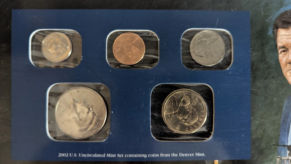 2002 Homeland Security Salt Lake Winter Games Stamps & Philadelphia Denver Coins - Image 3 of 4