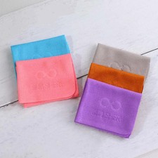 5 colors Microfiber Chamois Glasses Cloth Glasses Clean Cleaning Wipe Lens Cloth