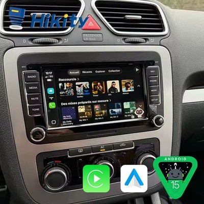 4G+64GB Für VW Scirocco 2008-2017 Apple Carplay Android 15 Autoradio GPS Navi BT