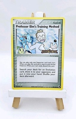 Pokemon Professor Elm's Training Method 79/101 EX Dragon Frontiers Stamp - NM/M