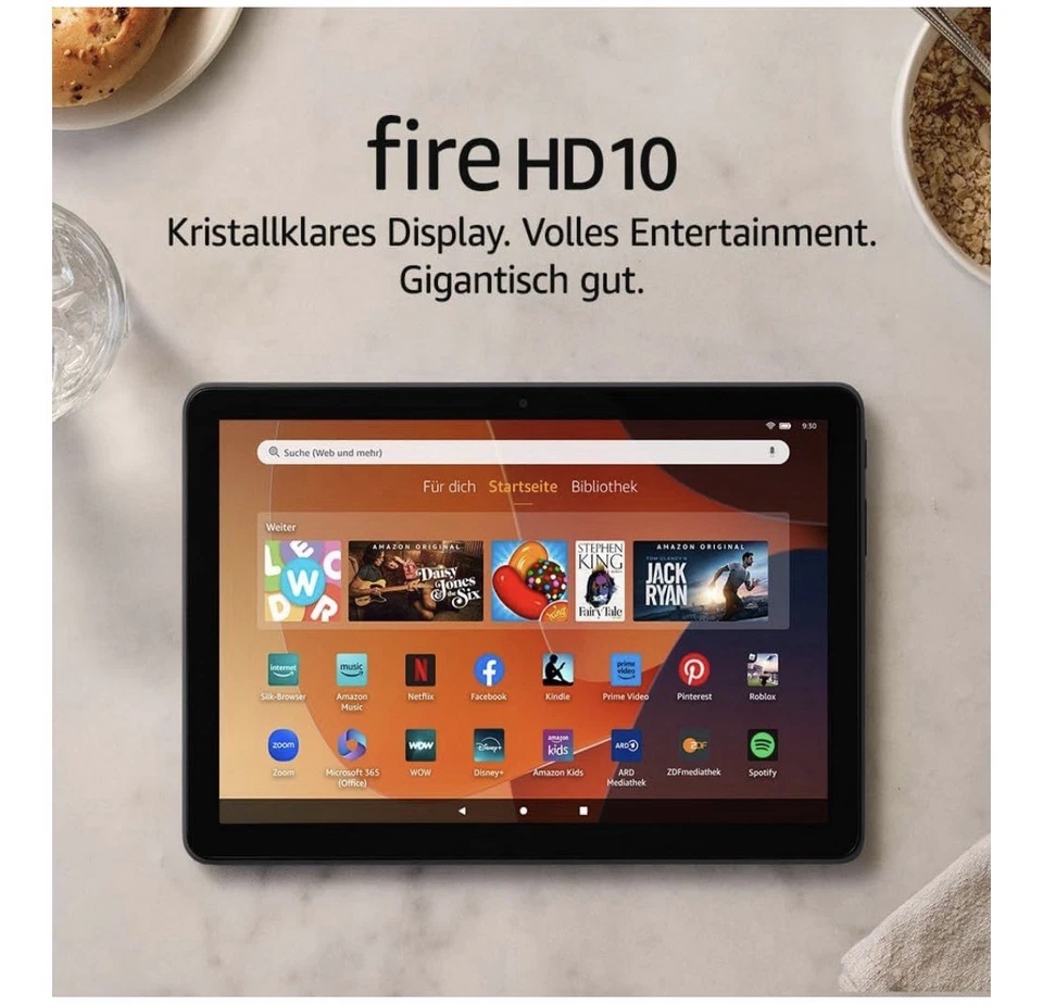 Tablet Amazon Fire HD 10 2023 64GB | Octa-Core, 3GB RAM, Full HD 10.1” - Imagen 2 de 4