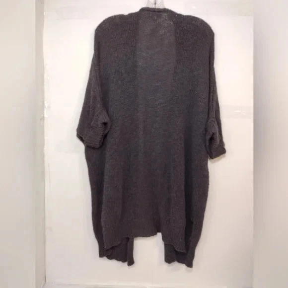 Umgee Women's Dark Grey Open Front Cardigan/Sweater Size (L) - Image 2 of 4
