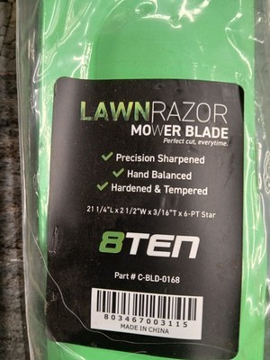 8Ten Lawn Razor Mower Blades (Qty 2) C-BLD-0168 *