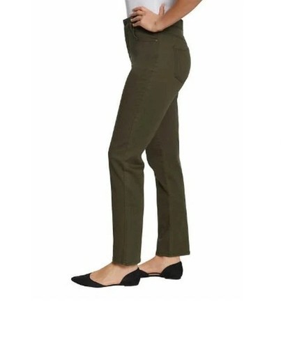 Gloria Vanderbilt Damen grün Gabby Boot Cut Denim Jeans Größe 6 Petite - Bild 2 von 6