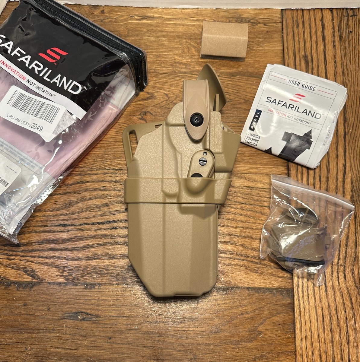 Safariland 7360RDS ALS/SLS Lev-3 RH FDE Duty Holster SIG P320 X