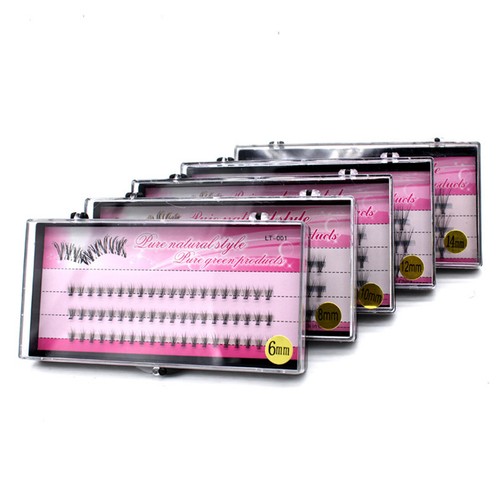 Individual False Eyelash Cluster Eye Lashes Extension 6mm/8mm/10mm/12mm/14mm - Picture 4 of 17