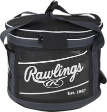 Rawlings Soft Sided Ball Bag for Baseballs Softballs Holds 3 Dozen Black
