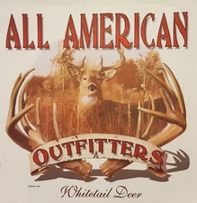 ALL AMERICAN OUTFITTERS WHITETAIL DEER HUNTER BUCK HUNTING SHIRT #1834