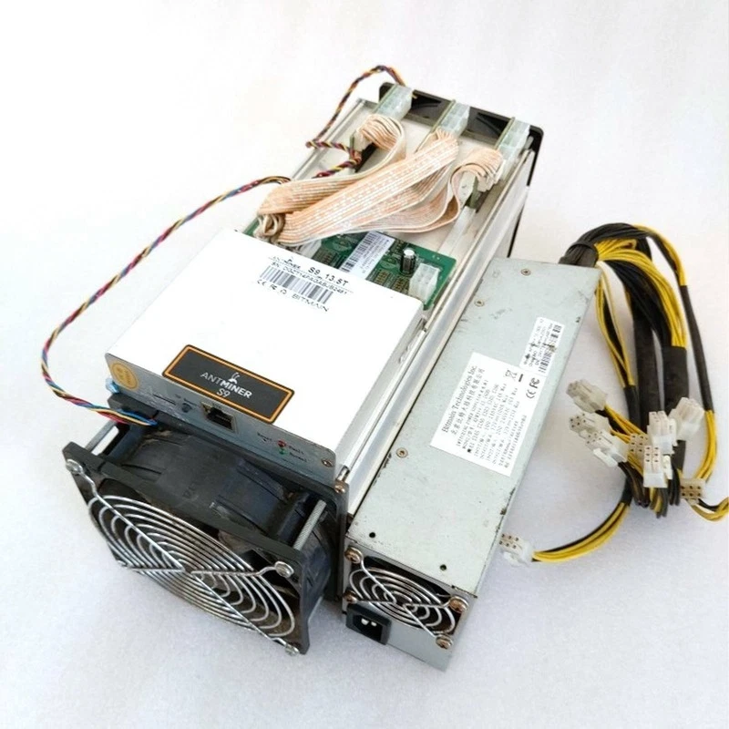 BTC Miner AntMiner S9 13.5T w/ 110V-220V Power Supply Bitcoin Miner IN STOCK US - Image 2 of 4
