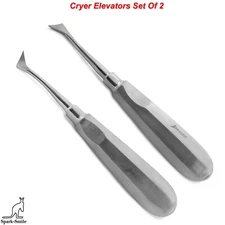 Dental Oral Surgery Teeth Extraction Cryer Elevators Right & Left Luxating Tools