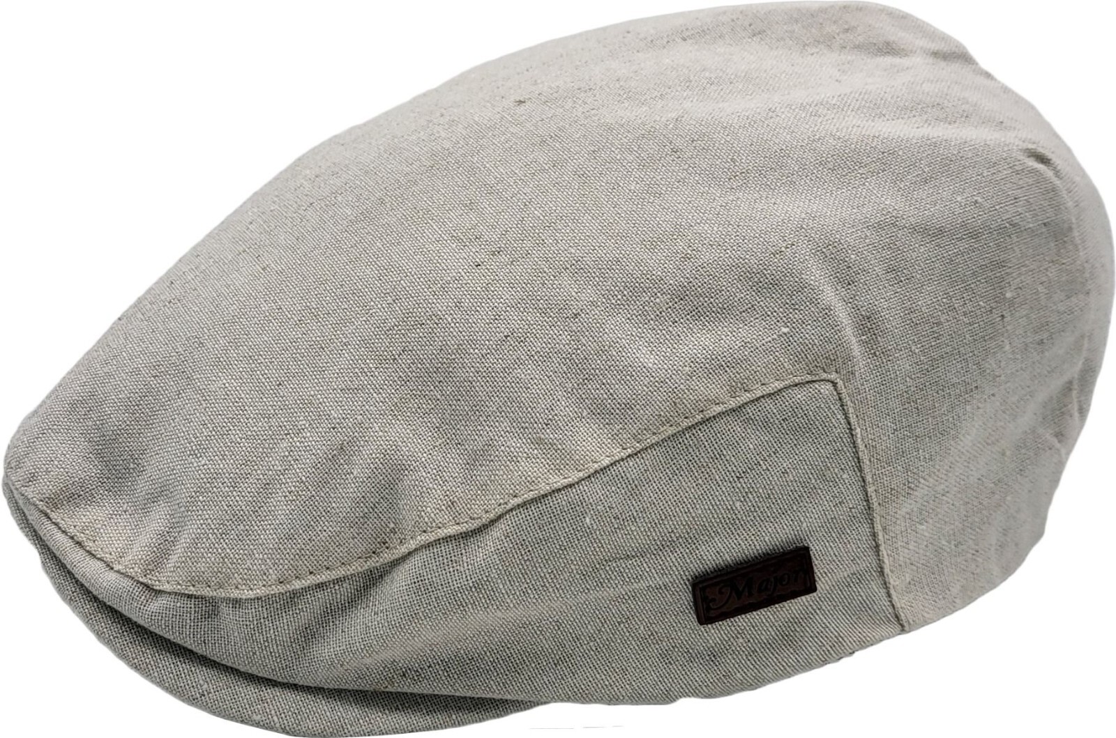 Sombrero plano de verano de algodón transpirable y ligero Gatsby Tweed Majorwear para hombre