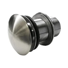 BARCLAY UD701-CR Umbrella Drain Push Button Pop-Up - without overflow - Finish: