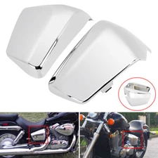 Chrome Battery Side Fairing Covers For Honda Shadow Aero 750 VT750C 2004-2013