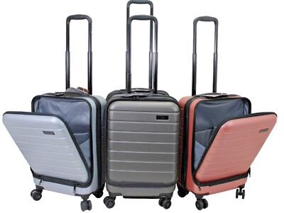 55cm Doppelfach Kabinenwagen Koffer Laptopfach Handgepäck Tasche
