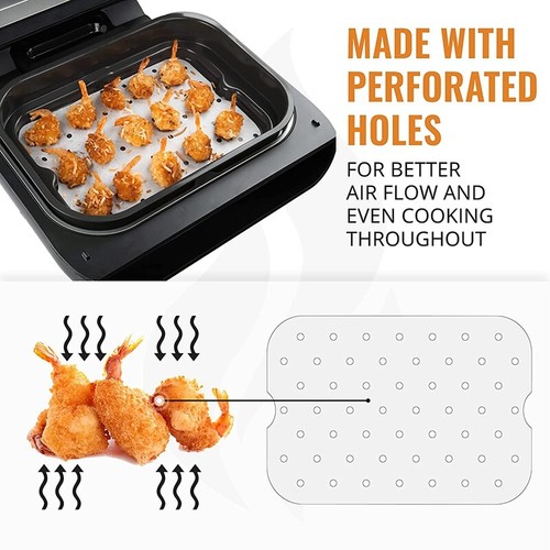 Air Fryer Parchment Liners for Ninja Foodi XL Smart FG551 6In1 Indoor