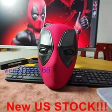 US Deadpool 3 Helmet Mask Movable Eyes Light-up Remote Control Sound Effects