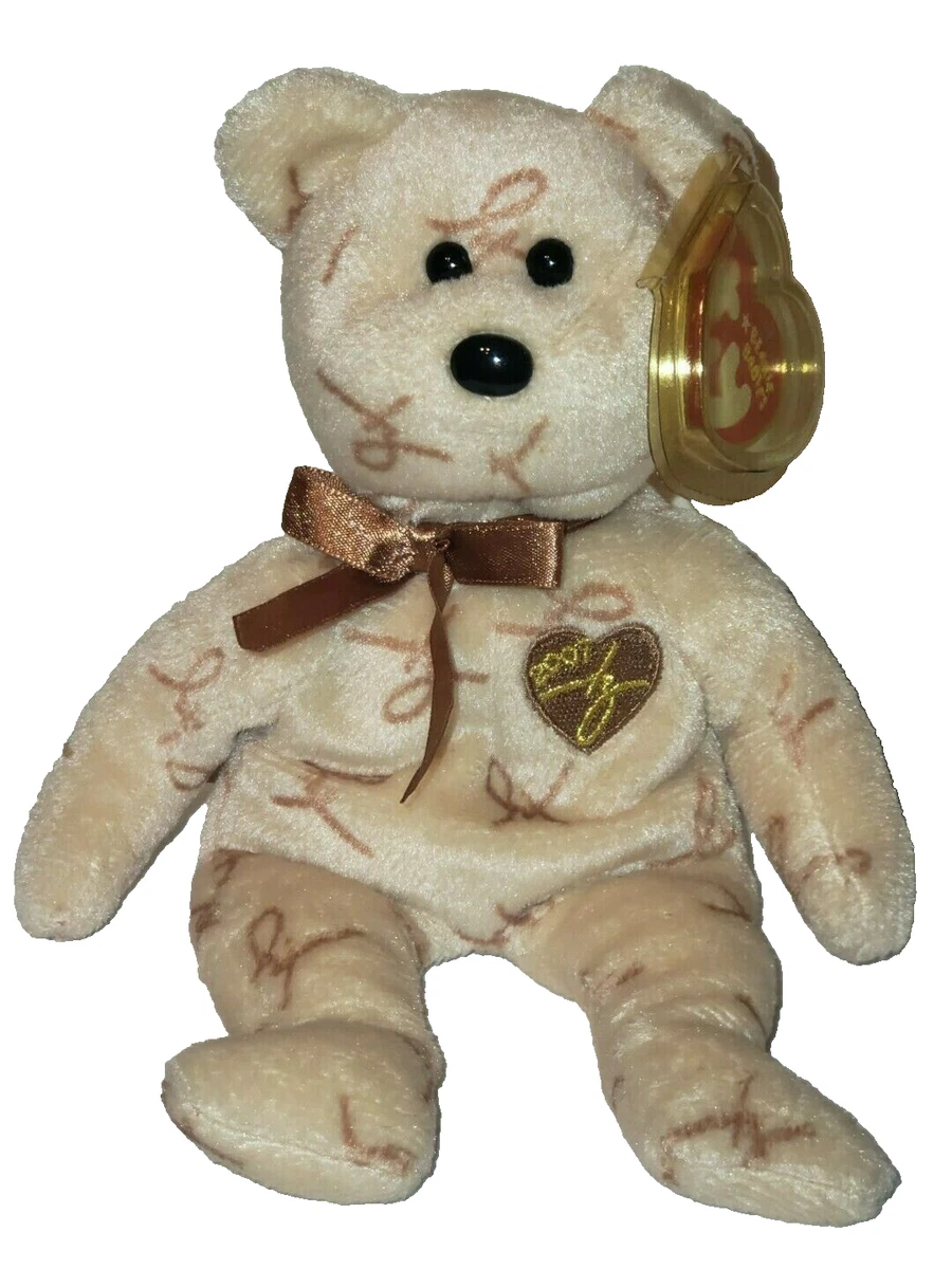 Ty Beanie Baby 2007 SIGNATURE BEAR 8.5 Inch MINT with MINT