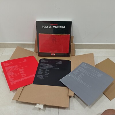 Radiohead - Kid A Mnesia 3LP Cream Vinyl Limited Sealed XL1166LPX + SCARRY BOOK