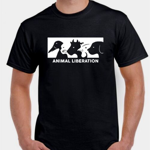 Camiseta ALF Frente de Liberación Animal activista por los derechos de los  animales vegano anarquista | eBay