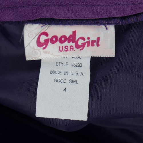 GOOD GIRL Size 4 Girls Dress Evening Party Birthday Christmas PrINCess PURPLE - Picture 4 of 4