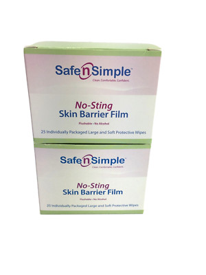50 SAFE N SIMPLE SNS00807 No sting Skin Barrier Film Exp. 10/2026-27