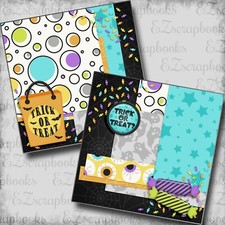 Trick or Treat NPM - 2 Premade Scrapbook Pages - EZ Layout 5567