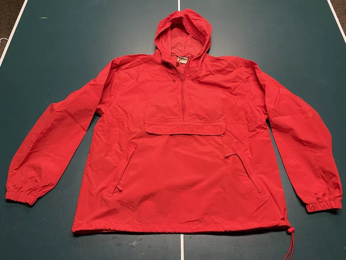 Red windbreaker hotsell men