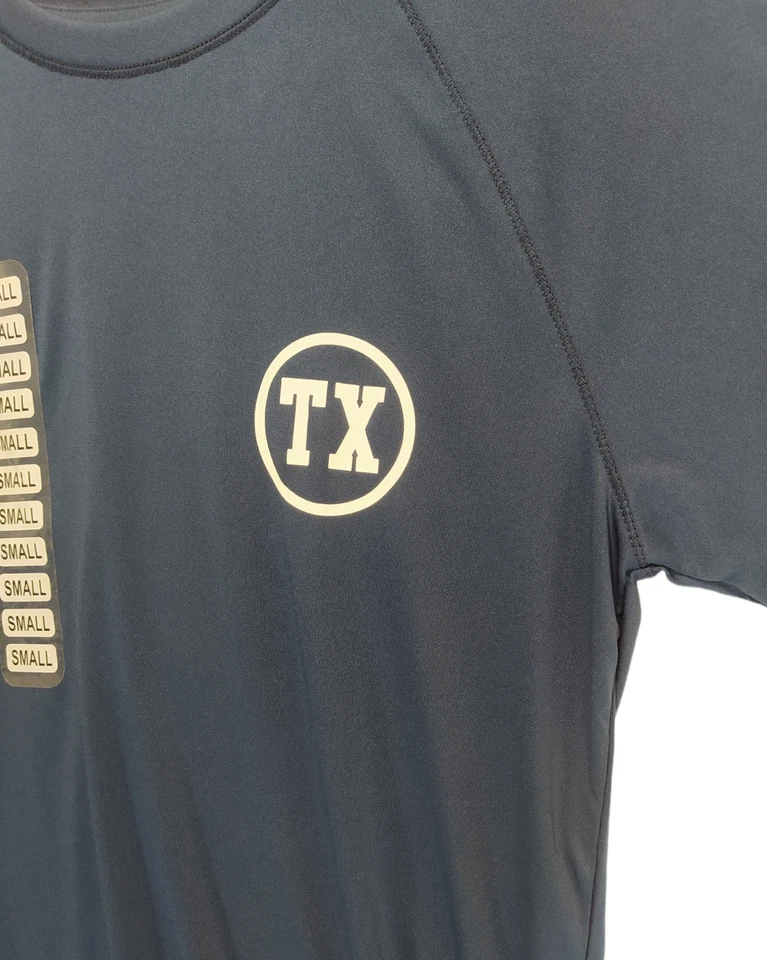Camisa masculina manga longa compressão logotipo Texas azul marinho tamanho pequeno State Of Mine - Imagem 4 de 4