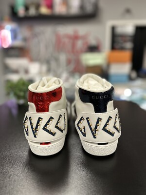 Gucci 'Ace Tiger' High Top Sneaker White Mens Size 7.5G/8US Gucci 'Ace Tiger' High Top Sneaker White Mens Size 7.5G/8US