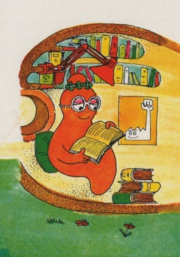 1976 Barbapapa BARBALIB Trading Card 3.75