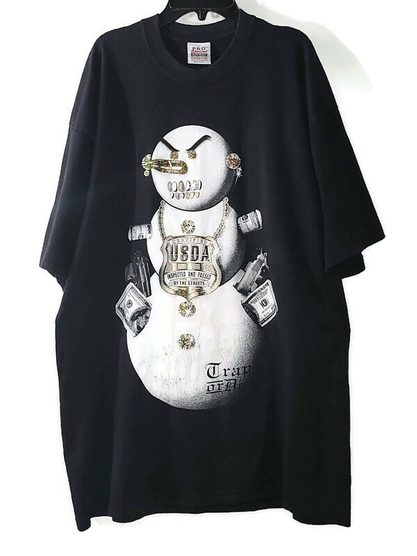 【中古】doublet WITH SNOWMAN T-SHIRT M T-SHIRT WITH SNOWMAN (23SS29CS266) | doublet / カットソー