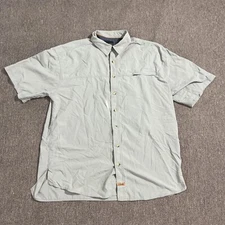 Oobe Casual Khaki Shirt size XL Short Sleeves  all Nylon  adult men