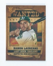 Ramon Laureano Wanted for: Homerun Robbery 2021 Topps Baseball MLB Card WT-10