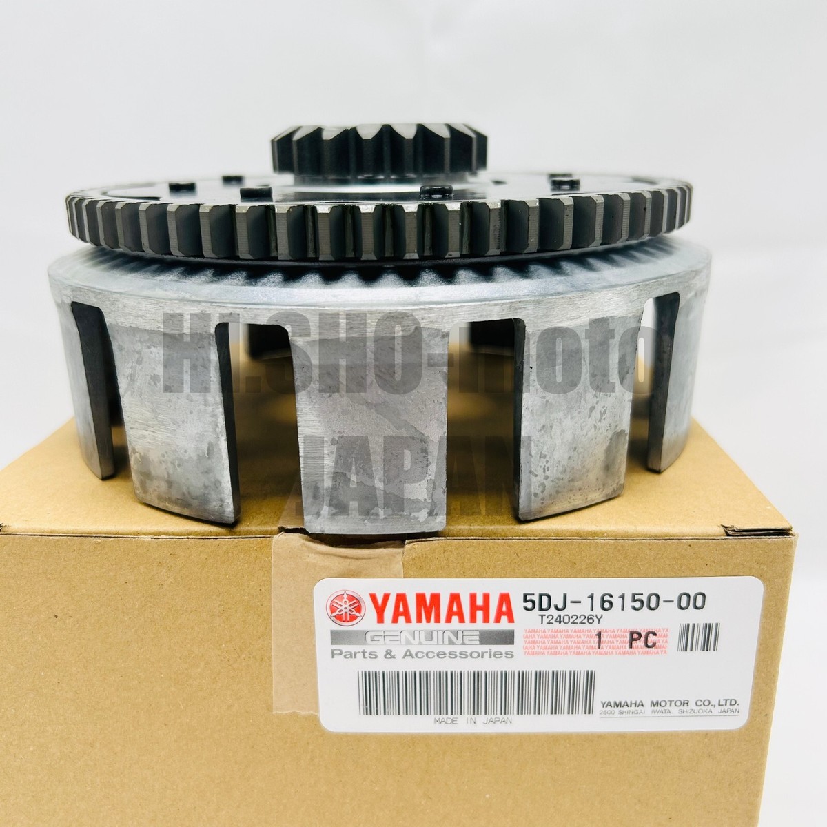 OEM NEW 1998 - 2021 YAMAHA YZ250 YZ 250 X CLUTCH BASKET W/ GEAR