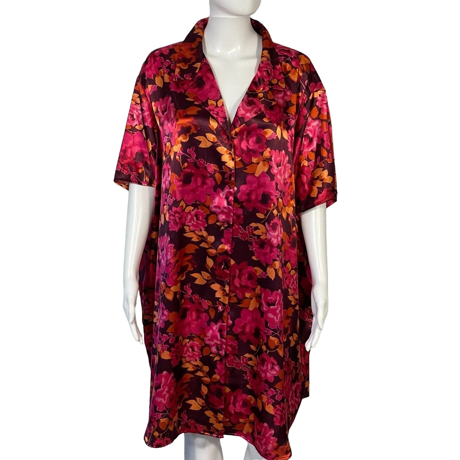 Cacique Floral Polyester Plus Size Sleepwear & Robes for Women