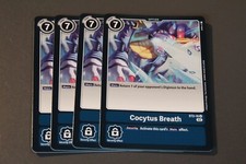 Digimon TCG (2020) - ST2-16 (RB1 Reprint) - 4x Cocytus Breath - Blue - Uncommon