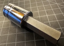 Snap-On Tools SA18E 1/2" Drive 9/16" Allen Hex SAE Socket Driver  USA NEW