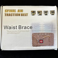 Spinal Air Traction Belt Waist Brace Back Support Lumbar NEW OPEN BOX  