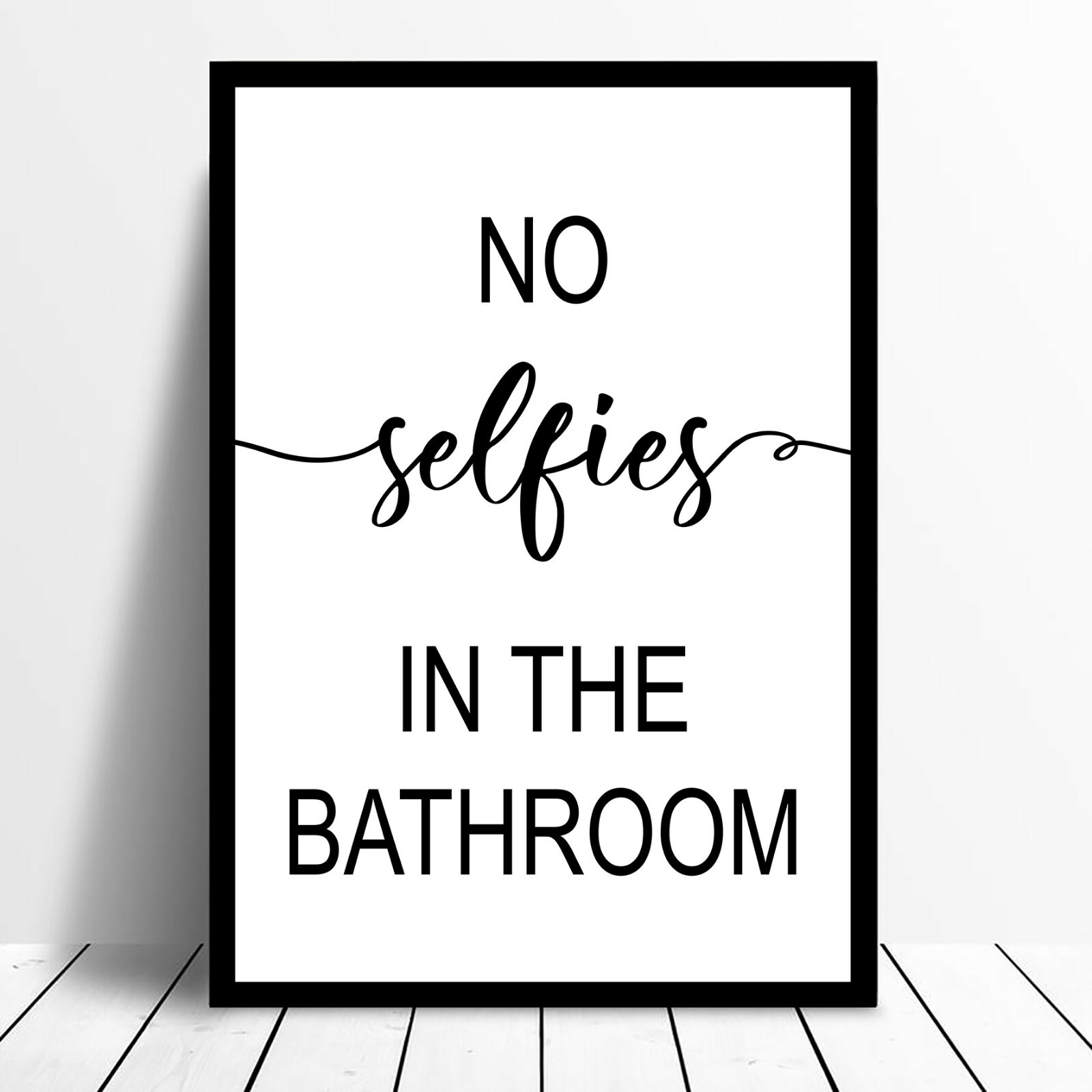 Bathroom Poster Prints Funny Minimalist Wall Toilet Quotes A2 A3 A4