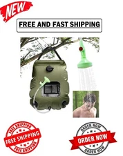 Shower Bag 20L Portable Water Bag Outdoor Camping Solar Heated 5 Gallon