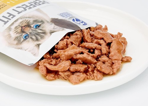 Perfect Fit Sensitive 1+ Katzennassfutter mit Huhn in Sauce, 12 Portionsbeutel, - Bild 2 von 13